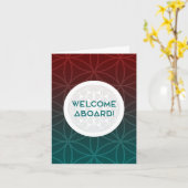 Carte bienvenue dans l'équipe de géométrie sacrée (Fleur jaune)