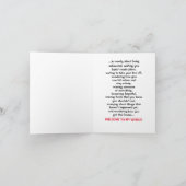 Carte Bienvenue dans mon monde adulte (Intérieur)