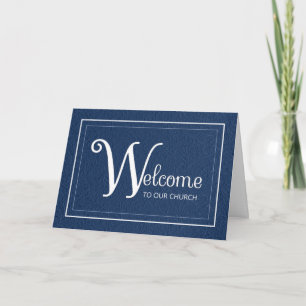 Carte Bienvenue dans notre Eglise