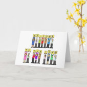 Carte Bienvenue dans notre équipe (Fleur jaune)