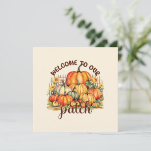 Carte Bienvenue Dans Notre Patch