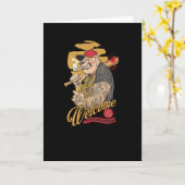 Carte Bienvenue dans ton quartier (Fleur jaune)