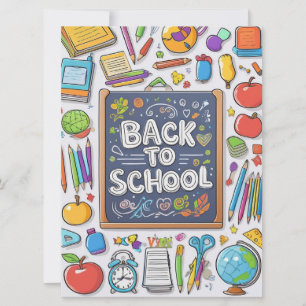 Carte Bienvenue de retour à l'école !