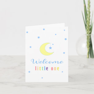 Carte Bienvenue Petite Arc-en-ciel Couleurs