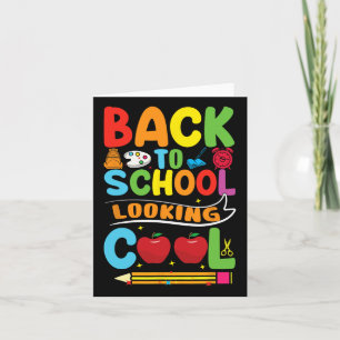 Carte Bienvenue Retour À L'École Premier Jour De L'École