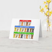 Carte Bienvenue Retour au travail Vous avez tous manqué  (Fleur jaune)