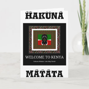 Carte Bienvenue sur Magical Kenya : Hakuna Matata
