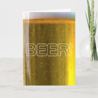 CARTE BIÈRE !
