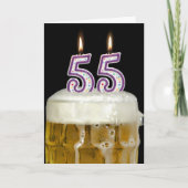 Carte Bière 55e anniversaire (Devant)