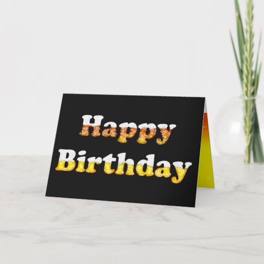 Carte Bière d'anniversaire (Devant)
