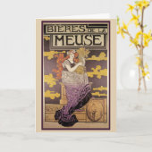Carte Biere de la Meuse par Marc Auguste Bastard (Fleur jaune)