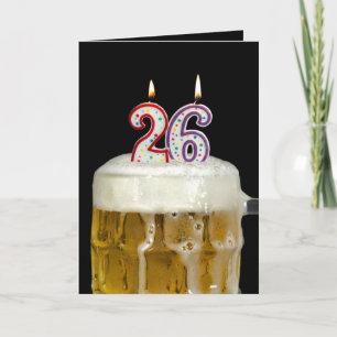 Carte Bière du 26e anniversaire