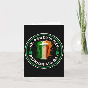 Carte Bière Irlandaise Drapeau Irlande St Patrick Journe