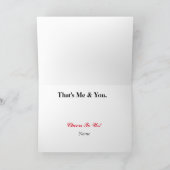 Carte Bière & Martini pour les couples (Intérieur)