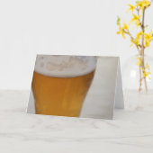 Carte Bière plus grande (Fleur jaune)