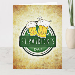 Carte Bières de la Saint-Patrick