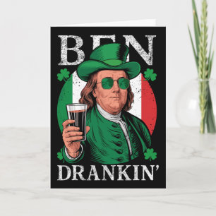Carte Bières irlandaises Ben Drankin - St Pattys Hommes