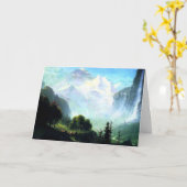 Carte Bierstadt - Chutes Staubbach près de Lauterbrunnen (Fleur jaune)