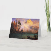 Carte Bierstadt - Lac de la montagne, (Devant)