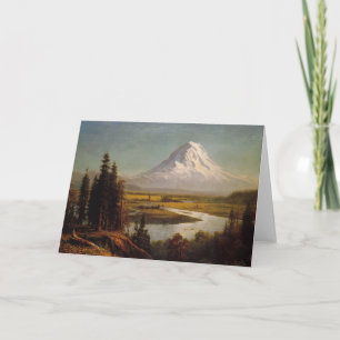 Carte Bierstadt - Le Mont Rainier peinture paysage