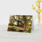 Carte Bierstadt - Un sentier à travers les arbres (Fleur jaune)