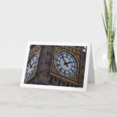 Carte Big Ben Clock Face, Londres, Angleterre (Devant)