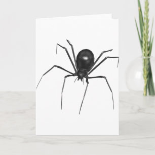 Carte Big Black Déplaisant 3D Spider