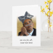 Carte Big Bow Casquette (Ajouter Votre Photo) (Fleur jaune)