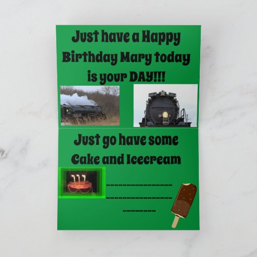 Carte Big Boy 4014 (Intérieur)