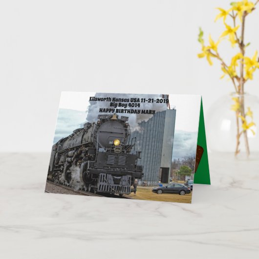 Carte Big Boy 4014 (Fleur jaune)