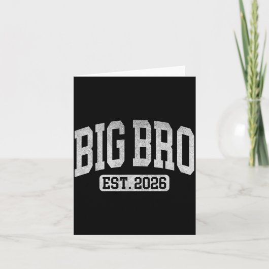 Carte Big Bro Est 2026 New Big Bro Announcement Cool Bro (Devant)