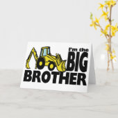 Carte Big Brother Backhoe (Fleur jaune)