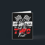Carte Big Brother Des Deux Rapides Deuxième Anniversaire<br><div class="desc">Big Brother Des Deux Rapides Deuxième Voiture De Course D'Anniversaire</div>