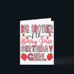 Carte Big Brother Du Berry Premier Anniversaire Fille Pa<br><div class="desc">Big Brother Du Berry Premier Anniversaire Fille Fraise</div>