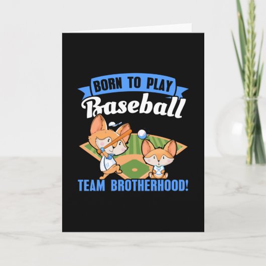 Carte Big Brother Little Brother - Joueurs De Baseball (Devant)
