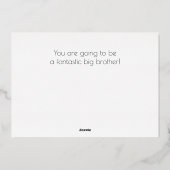 Carte Big Brother New Baby Foil (Verso)