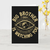 Carte Big Brother Vous Regarde (Fleur jaune)