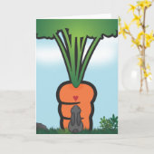 Carte Big Bunneh Carrot (Fleur jaune)