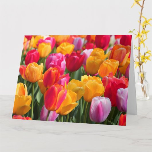 Carte Big Card Spring (Fleur jaune)