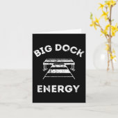 Carte Big Dock Energy - Funny Lake Et Chemise De Bateau (Fleur jaune)