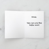 Carte BIG EYES  Respect Scale Privacy Get Well #2 SCD-3 (Intérieur)