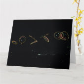 Carte BIG Fireworks I (Fleur jaune)