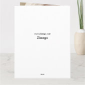 Carte Big Happy Mother's Day Rose Gold Heart Ajouter la (Dos)