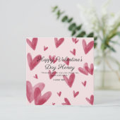 Carte Big hearts Valentine Card (Debout devant)