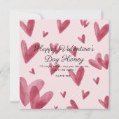 Carte Big hearts Valentine Card (Devant)