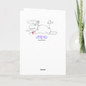 Carte Big Hug and Kiss Silly Birthday (Dos)