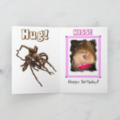 Carte Big Hug and Kiss Silly Birthday (Intérieur)