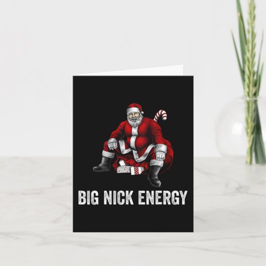 Carte Big Nick Energy Fun Père Noël Noël 3 (Devant)