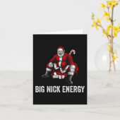 Carte Big Nick Energy Fun Père Noël Noël 3 (Fleur jaune)