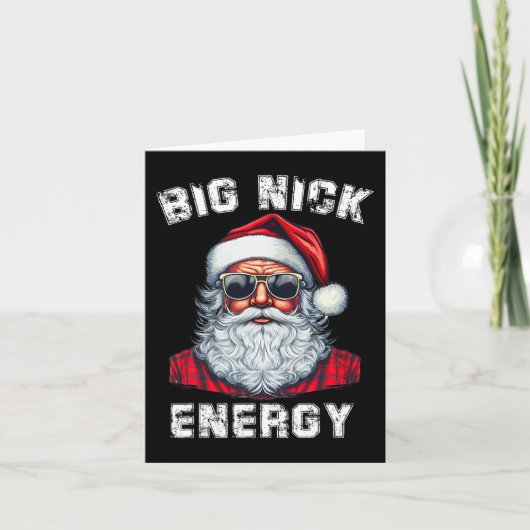Carte Big Nick Energy Fun Père Noël Noël 4 (Devant)